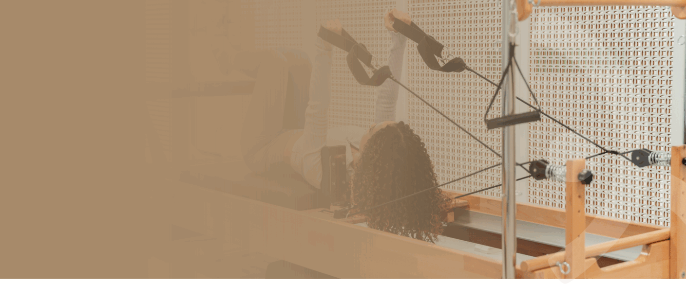 Pilates studio with reformer equipment