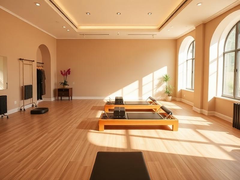 Professional Pilates studio fitted out by Pilates Warehouse